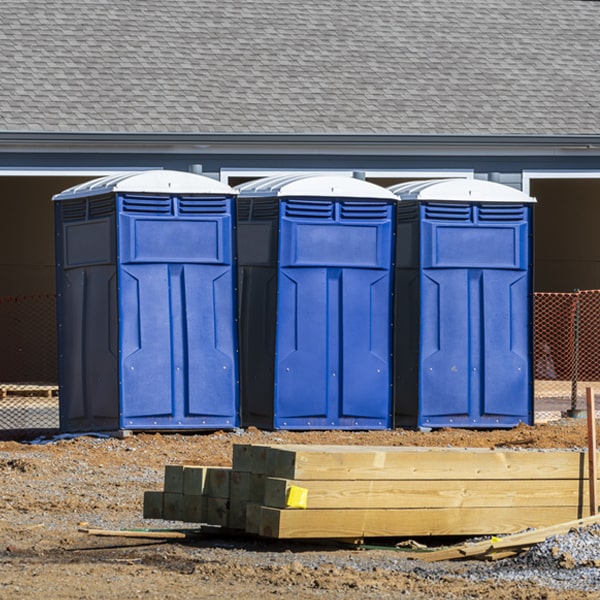 what is the maximum capacity for a single portable toilet in Slatedale Pennsylvania